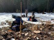 Kathy, Maybree, Cynthia at lunch